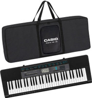 CASIO KS42 + CBC600 Black CTK-2550 + CBC600 Black Carry Case Digital Portable Keyboard(61 Keys)