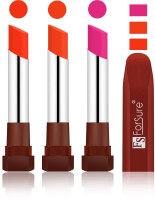 ForSure Nude, Nude, Rose Pink Velvet Matte Lipsticks(Nude, Nude, Rose Pink, 12 g)