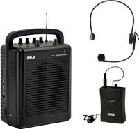 Ahuja WP-220L portable PA system WP-220L with collar/head band microphone Indoor, Outdoor PA System(20 W)