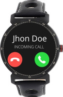 WATCHOUT WEARABLES Elegant Gen2 Black Storm Leather Smartwatch(Black Strap, Free Size)