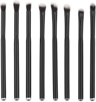 Futurekart Black Handle Professional Eye Shadow Makeup Brushes Set Cosmetic Eyeshadow Nylon Hair Brush Kits(8pcs)(Pack of 8)