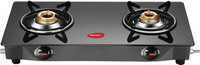 Pigeon Brunet Glass, Stainless Steel Manual Gas Stove(2 Burners)