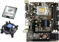 ZEBRONICS CORE 2 QUAD (QUAD-CORE) Combo Motherboard(DARK BROWN)