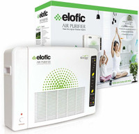 elofic KINNAUR AIR PURIFIER Portable Room Air Purifier(Multicolor)