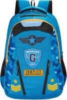 GENIUS Camo Blue 33.5 litre Laptop Backpack 36 L Laptop Backpack(Blue, Black, Yellow)