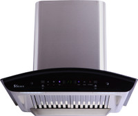 Seavy Zeroun Plus SS 60  with Motion Sensor Technology Auto Clean Wall Mounted Chimney(Stainless steel 1200 CMH)