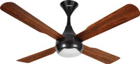 LUMINOUS Lite Air 1200mm Kraft Wood 4 Blade Ceiling Fan 1200 mm 4 Blade Ceiling Fan(Kraft Wood, Pack of 1)