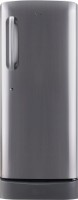 LG 224 L Direct Cool Single Door 4 Star Refrigerator with Base Drawer(Shiny Steel, GL-D241APZY)