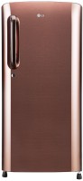 LG 190 L Direct Cool Single Door 2 Star Refrigerator(Amber Steel, GL-B201AASC)