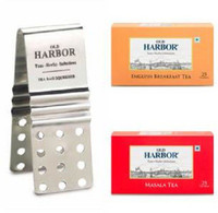 Old HarborTea Combo pack ( A pack of english breakfast tea and masala tea 25 tea bags each+ Old harbor Tea Bag squeezer) Masala Tea Bags Box(100 g)