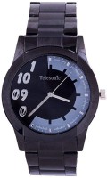 Telesonic GCBK-10BLACK Platinum Time Analog Watch For Men