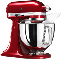 KITCHEN AID 5KSM150PSDCA CLASSIC TILT HEAD ARTISAN CANDY APPLE(D) 240 Juicer Mixer Grinder (1 Jar, Candy Apple)