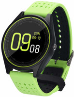 Dev V9-38L Bluetooth Smart watch Smartwatch(Black Strap, M)