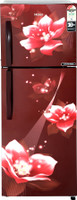 Haier 258 L Frost Free Double Door 3 Star Convertible Refrigerator(Red Flower, HEF-25TRF)