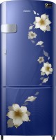 SAMSUNG 212 L Direct Cool Single Door 3 Star Refrigerator(Star Flower Blue, RR22M2Y2ZU2/NL)