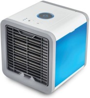 sourceindiastore COOLER AIR PERSONAL SPACE AND PERSONAL COOLER with Soft LED Air Cooler (Blue, White, 1 Liters) Personal Air Cooler(Multicolor, 1 Litres)   Air Cooler  (sourceindiastore)