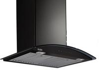 Glen  Chimney GL6066 BL 60cm 1200m3/hr Black Auto Clean Wall Mounted Chimney(Black 1200 CMH)