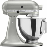 KITCHEN AID 5KSM150PSDSR SUGAR PEARL Tilt Head-Stand Mixer 240 Juicer Mixer Grinder (1 Jar, Sugar Pearl)