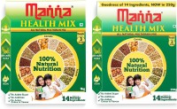 Manna Health Mix, Gluten Free & 100% Natural source of Protein, Dietary Fibre & Iron(2 x 0.5 kg)