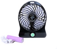 View BUY SURETY Mini Fan Air Cooler Best Portable Rechargeable Fan USB cooler Personal Air Cooler(Black, 0 Litres) Price Online(BUY SURETY)
