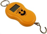 EUROS Smiley Digital Kitchen Weighing Scale, Luggage Hanging Weight Scale, Capacity 50kg (Multi Color) Weighing Scale(Orange)