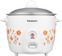 Panasonic SR-G10 Electric Rice Cooker(1 L, Flower Pattern White)