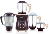 V-Guard Insignia DX 750watts 4jars Mixer Grinder Wine Red INSIGNIA DX 750watts 4 Jars Mixer Grinder 750 Juicer Mixer Grinder (4 Jars, WINE RED, BLACK ORANGE)