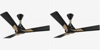 Orient Electric WENDY BLACK GOLD 1200 mm 3 Blade Ceiling Fan(BLACK, Pack of 2)