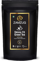 ZAMZUG Skinny Fit Green Tea - High Quality Ayurvedic Herbal Skinny Fit Green Tea - 100% Natural and Pure Tasty and Detox Cleansing Healthy Tea with Cinnamom, Cumin Seed, 