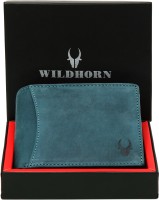 WILDHORN Men Blue Genuine Leather Wallet(6 Card Slots)
