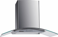 Sunflame CHIMNEY BELLA 60CM WITH 2 BURNER SHAKTI Wall Mounted Chimney(BLACK 1100 CMH)
