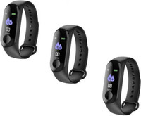 hoover Fitness Band(Black Strap, Size : Regular)