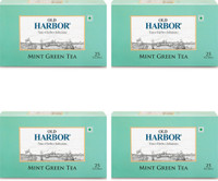Old Harbor Tea Mint Green Tea 100 Mint Green Tea Bags Box(100 Bags)
