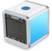 View Mantavya Portable 3 in 1 Air Conditioner Humidifier Purifier Mini Cooler Personal Air Cooler(White, 0.375 Litres) Price Online(Mantavya)