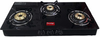 Prestige Plus? Glass Manual Gas Stove(3 Burners)