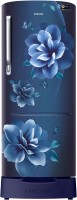 SAMSUNG 212 L Direct Cool Single Door 3 Star Refrigerator with Base Drawer(Camellia Blue, RR22R285ZCU/NL)