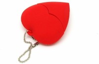PANKREETI Red Heart 4 GB Pen Drive(Red)