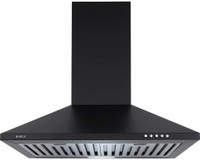 Elica Strip BF 60 Nero Wall Mounted Chimney(Black 880 CMH)