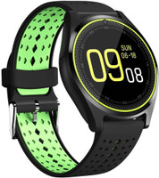 Dev V9-93H Bluetooth Smart watch Smartwatch(Black Strap, M)