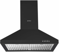 Elica AH BF 260 Nero Wall Mounted Chimney(Black 1100 CMH)