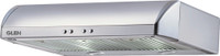 Glen 6014 Wall Mounted Chimney(Silver 1000 CMH)