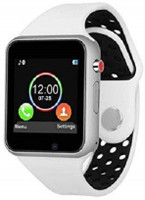 Gazzet 4G M3 white Android, 4G calling Smartwatch(White Strap, Free)