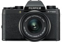 FUJIFILM X Series X-T100 Mirrorless Camera Body with XC 15 - 45 mm Lens F3.5 - 5.6 OIS PZ(Black)
