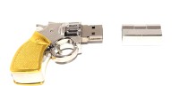 PANKREETI PKT301 Gun 32 GB Pen Drive(Silver, Gold)