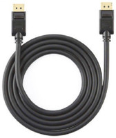 TECHGEAR 15M Premium Display port to Displayport Gold Plated Connector Cable to display the computer TV converter port adapter for HDTV projector 15 m DVI Cable(Compatible with Computer, TV, Laptop, Black, One Cable)