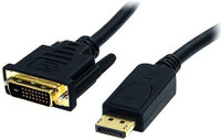 StarTech DVI Cable 30 m 17CH6IAJH1QL(Compatible with Computer,Laptop, Black)