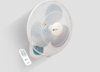 Orient Electric WALL 49 WITH REMOTE 400 mm 3 Blade Wall Fan(WHITE | Pack of 1)