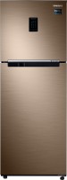 SAMSUNG 324 L Frost Free Double Door 3 Star Convertible Refrigerator(LUXE BRONZE, RT34R5538DU/HL)