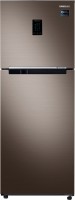 SAMSUNG 324 L Frost Free Double Door 3 Star Convertible Refrigerator(LUXE BROWN, RT34R5538DX/HL)