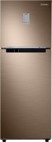 SAMSUNG 253 L Frost Free Double Door 3 Star Convertible Refrigerator(LUXE BRONZE, RT28R3753DU/HL)